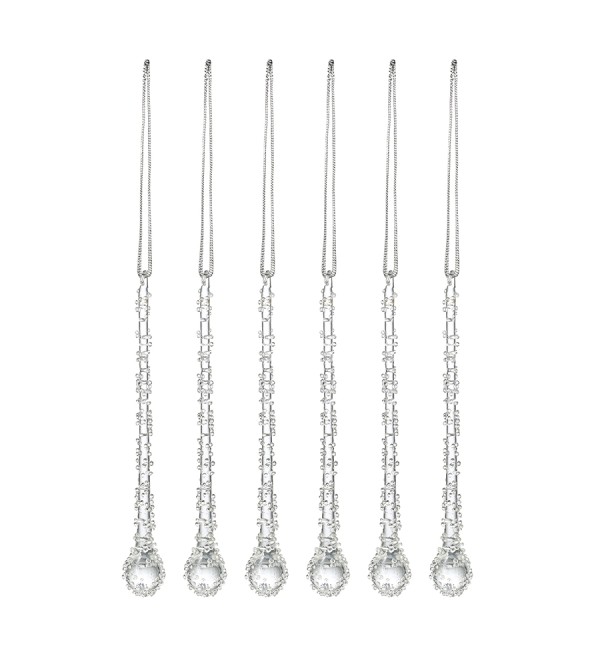 Набор ёлочных украшений icy sparkles из коллекции new year essential, 6 шт.