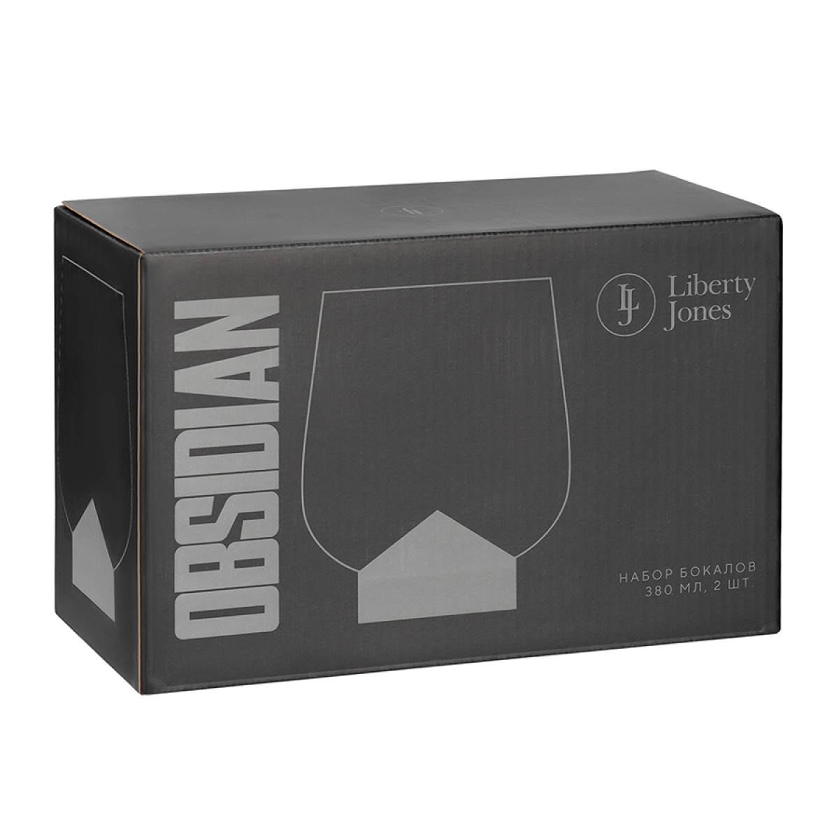 Набор бокалов obsidian, 380 мл, 2 шт.