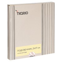 Поднос треугольный с титановым покрытием из коллекции edge, 21х17 см