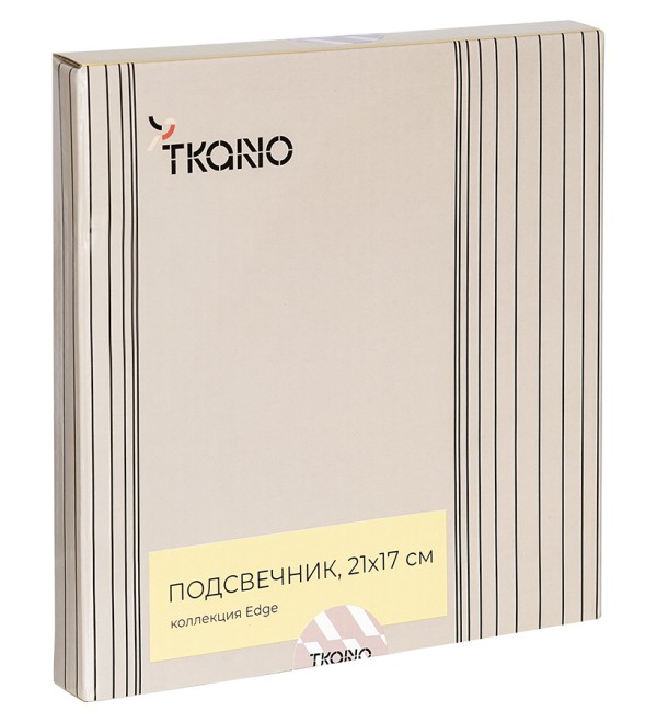 Поднос треугольный с титановым покрытием из коллекции edge, 21х17 см