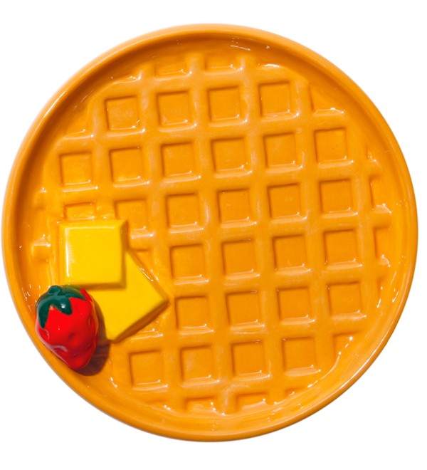 Поднос декоративный, good morning, waffle, D18,5 см