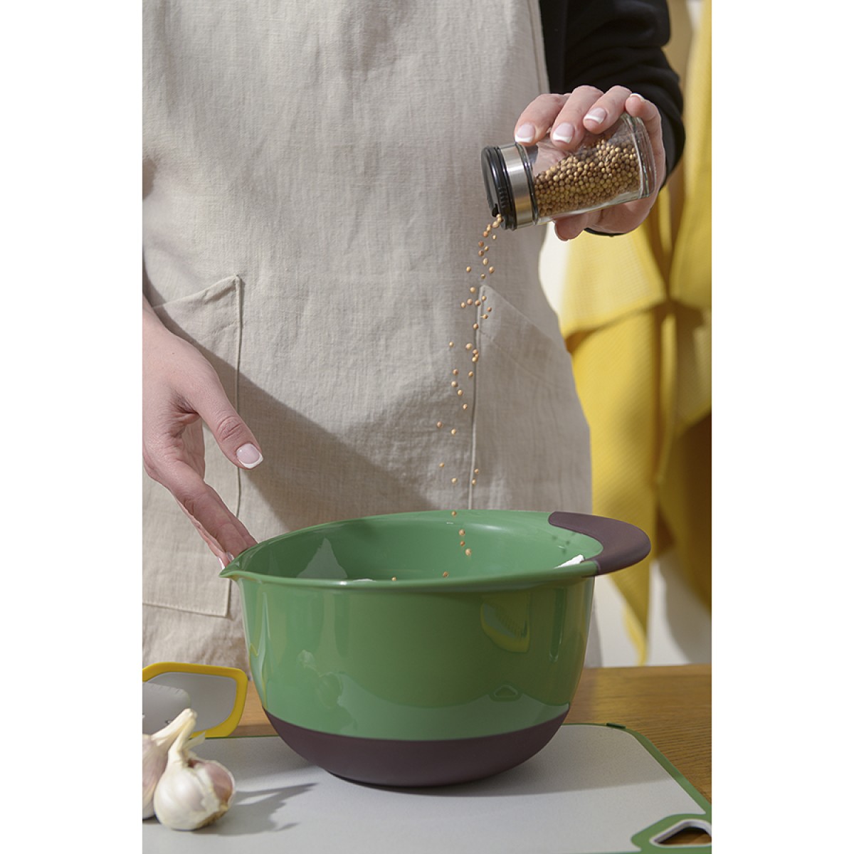Набор из 12 банок для специй с подставкой scented jar, 100 мл