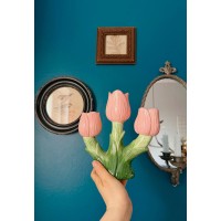 Подсвечник floret для трех свечей из коллекции blossom, 20 см