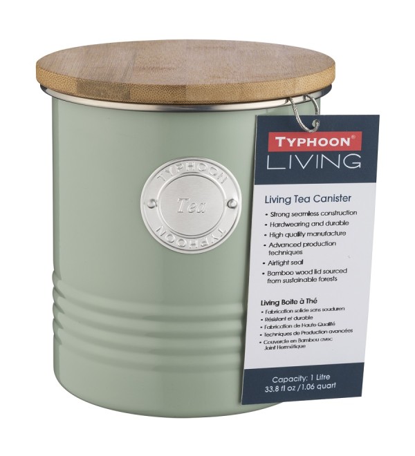 Емкость для хранения чая living зеленая 1 л