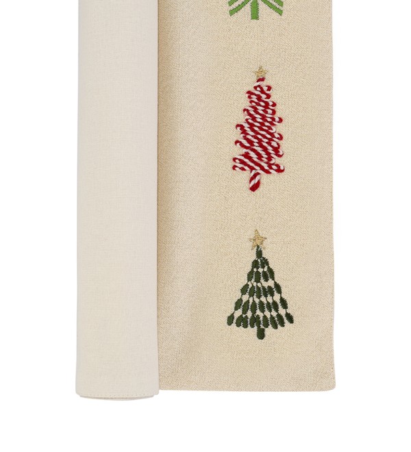 Салфетка под приборы frozen pines из коллекции new year essential, 33х48 см
