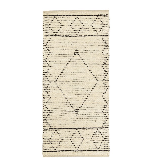 Ковер из переработанного хлопка dispur из коллекции ethnic, 70x160см