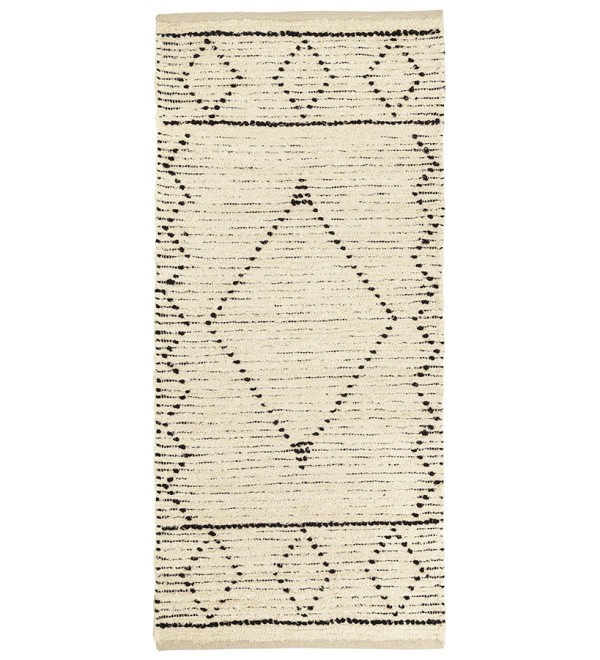 Ковер из переработанного хлопка dispur из коллекции ethnic, 70x160см