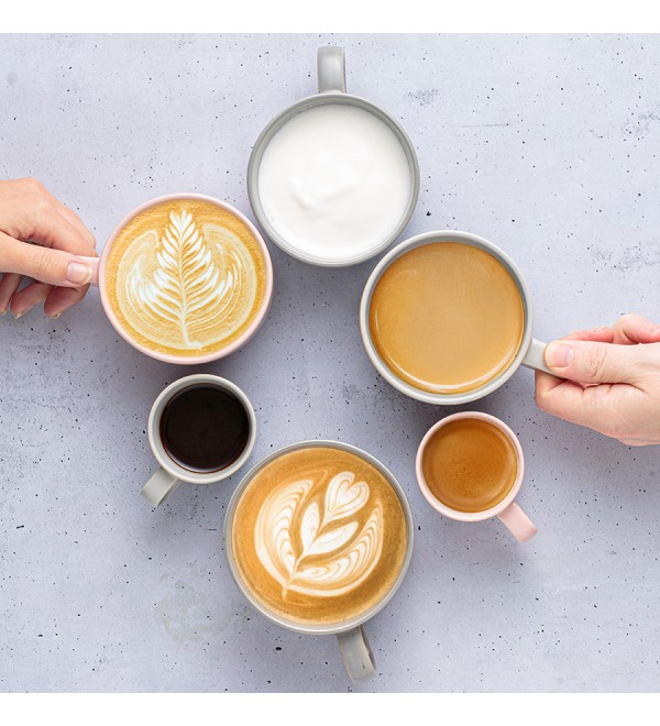 Чашка для каппучино cafe concept 400 мл розовая