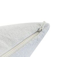 Подушка вязаная с новогодним рисунком Лыжники из коллекции new year essential, 45x45 см