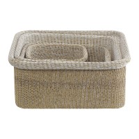Набор из 4-х корзин для хранения sustainable collection, бежевый