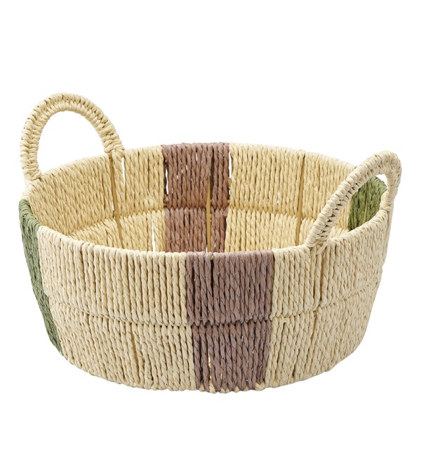 Корзина плетеная круглая bodhran nature из коллекции ethnic, размер l
