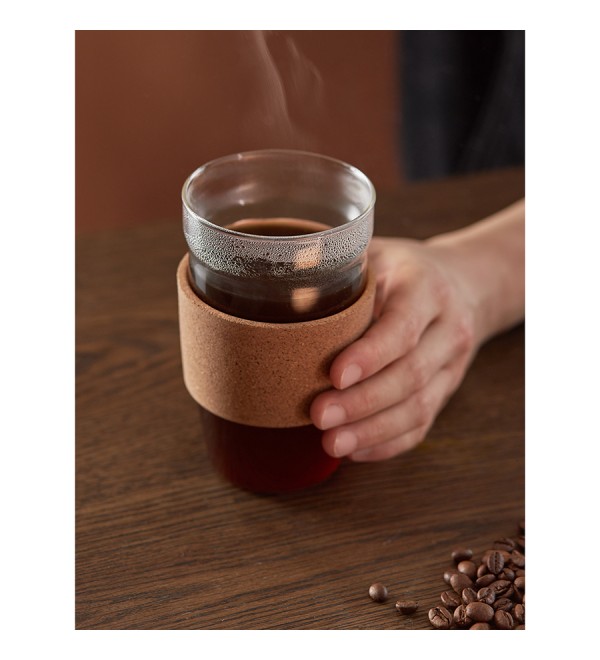 Кружка cozy cup, 450 мл, светло-серая