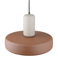 Светильник подвесной juko, D42х31 см, бежевый/коричневый