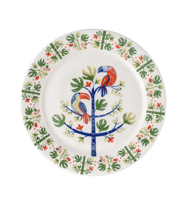 Тарелка toucan из коллекции birds of paradise, D18 см