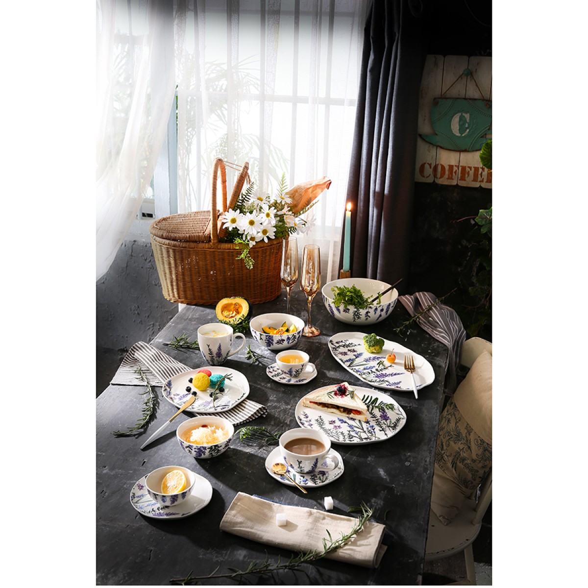 Набор салатников floral, D15 см, 2 шт.