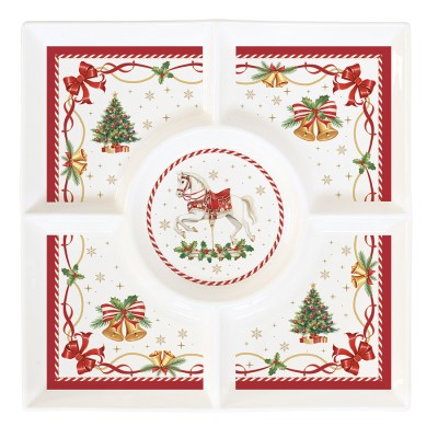 Блюдо сервировочное christmas tale, 25х25 см