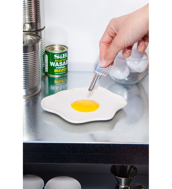 Поднос декоративный fast food, egg, 14,5x14 см