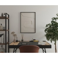 Панно декоративное с эффектом 3d minimalism, с черной рамой, 50х70 см