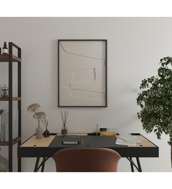 Панно декоративное с эффектом 3d minimalism, с черной рамой, 50х70 см