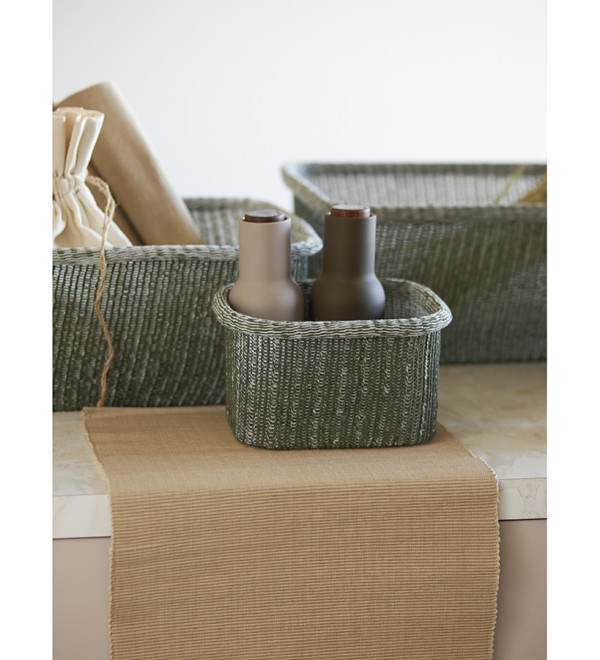 Набор из 4-х корзин для хранения sustainable collection, оливковый