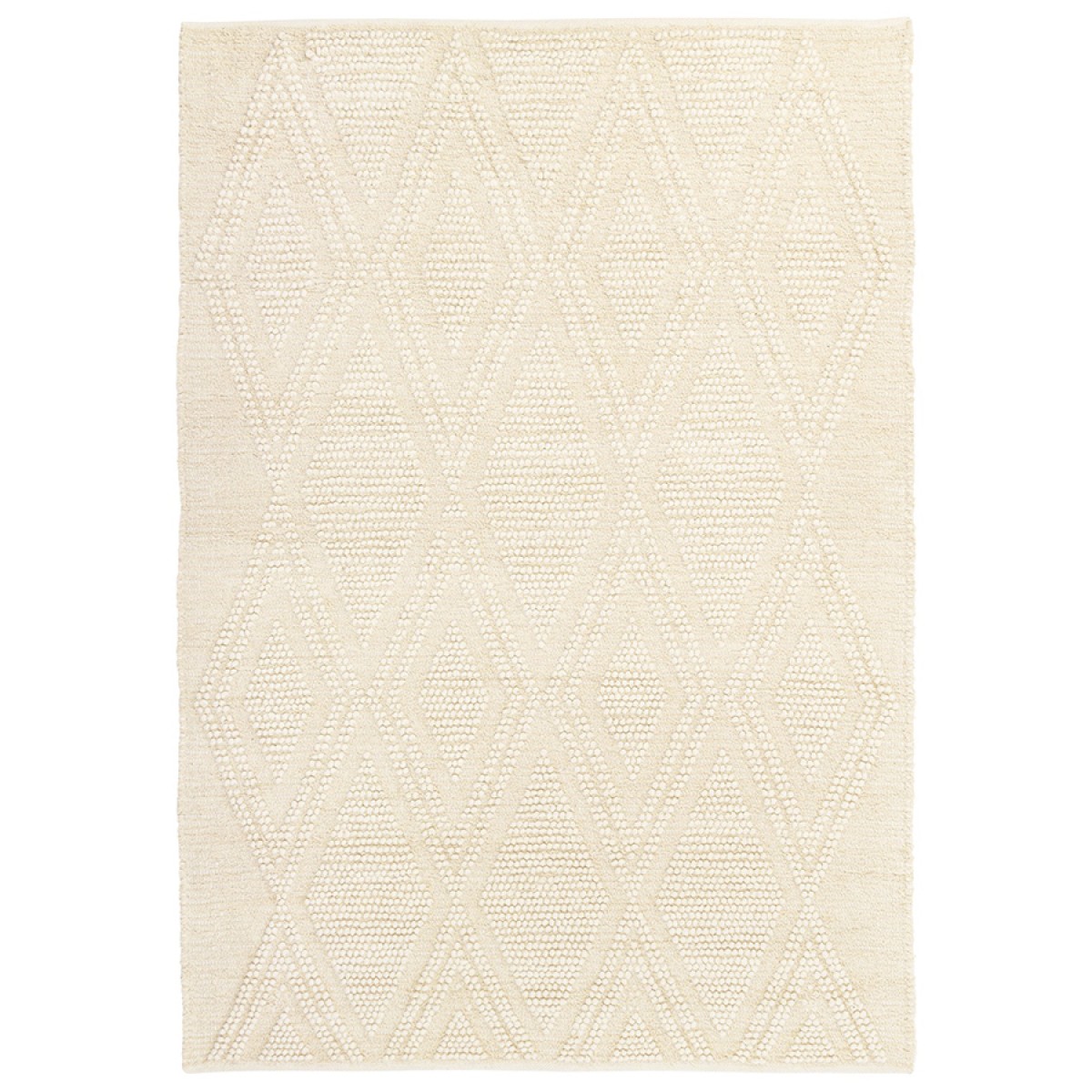 Ковер из шерсти и переработанного хлопка shillong из коллекции ethnic, 200х300см