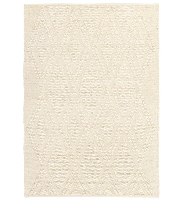 Ковер из шерсти и переработанного хлопка shillong из коллекции ethnic, 200х300см
