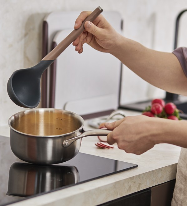 Половник smartchef, 31 см, капучино-графит