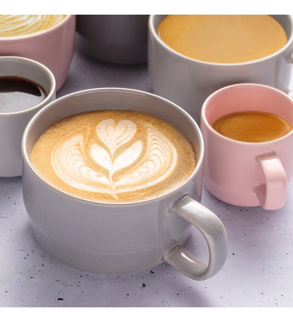 Чашка для каппучино cafe concept 400 мл розовая