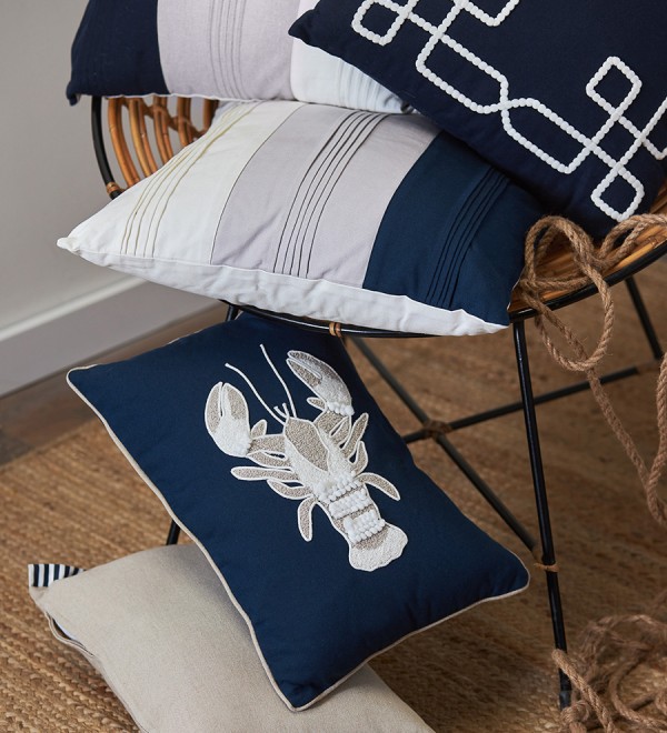 Подушка декоративная navy mood из коллекции sea treasures, 45х45 см