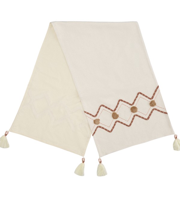 Дорожка на стол с вышивкой geometry из коллекции ethnic, 45х150 см