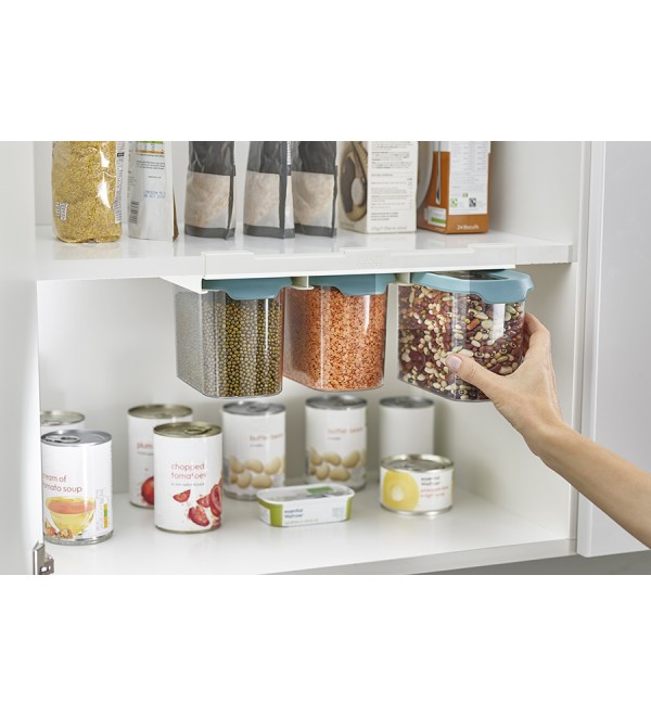 Набор подвесных контейнеров cupboardstore, 1,3 л, темный опал, 3 шт.