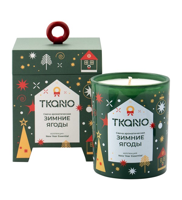 Свеча ароматическая Зимние ягоды из коллекции new year essential