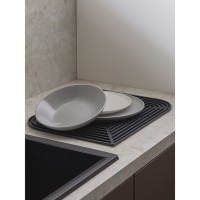 Коврик для сушки посуды dry flex, 34,6х44,6 см, графит
