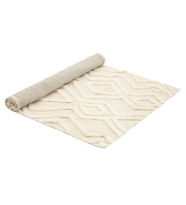 Ковер из новозеландской шерсти и хлопка imphal из коллекции ethnic, 120х180см