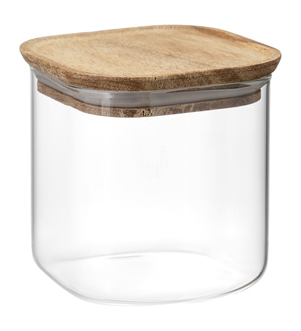 Банка для хранения квадратная glass acacia, 800 мл