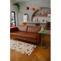 Ковер из хлопка terrazzo poetry из коллекции ethnic, 70х160 см
