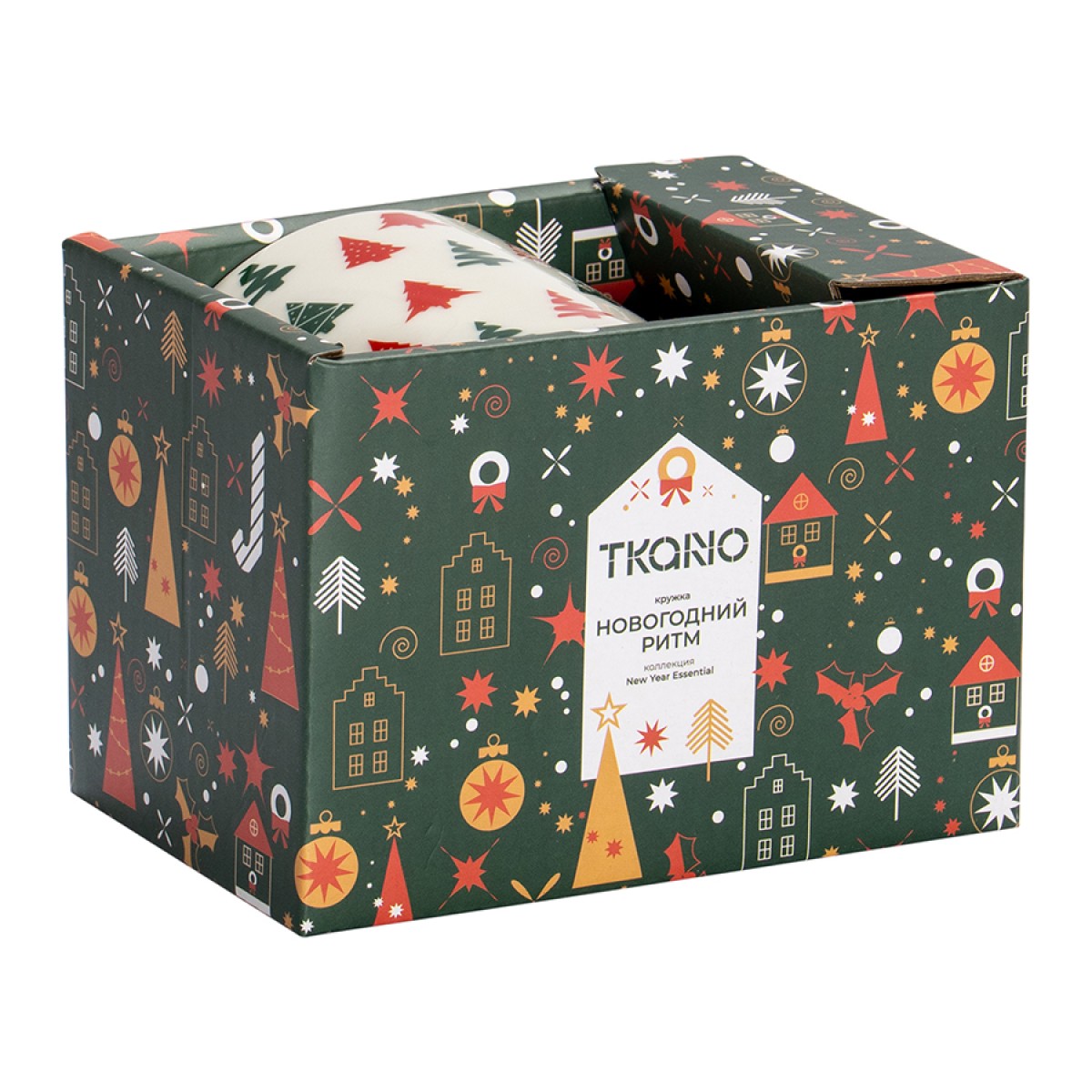 Кружка Новогодний ритм из коллекции new year essential, 345мл