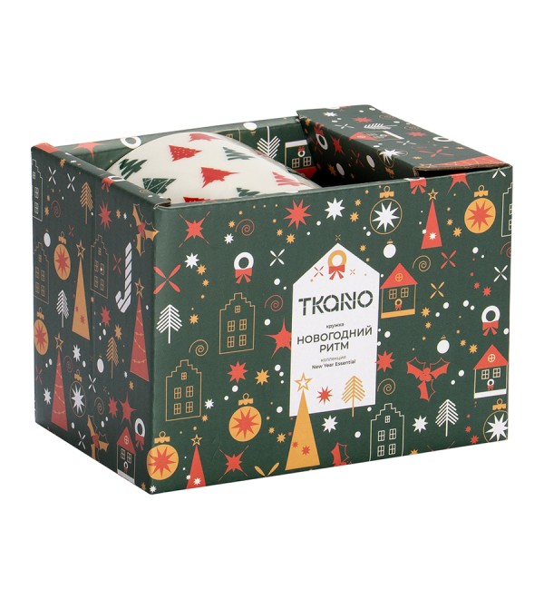 Кружка Новогодний ритм из коллекции new year essential, 345мл