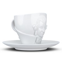 Чайная пара talent, wolfgang amadeus mozart, 260 мл, белая