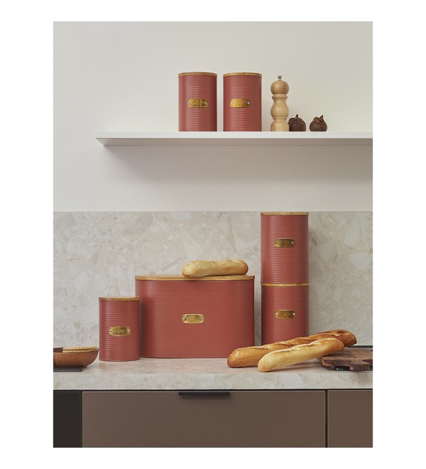 Банка для хранения кофе irmel, 1,3 л, терракота