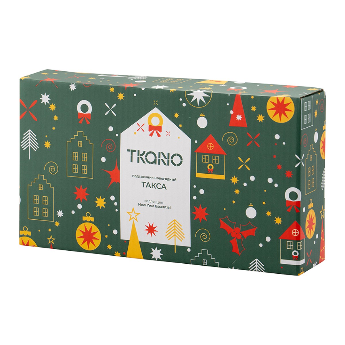 Подсвечник новогодний Такса из коллекции new year essential, 20х4,6х11,5 см.