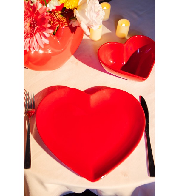 Тарелка сервировочная love, 28х26,5 см