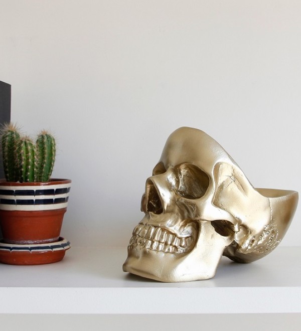 Органайзер для мелочей skull, золотой