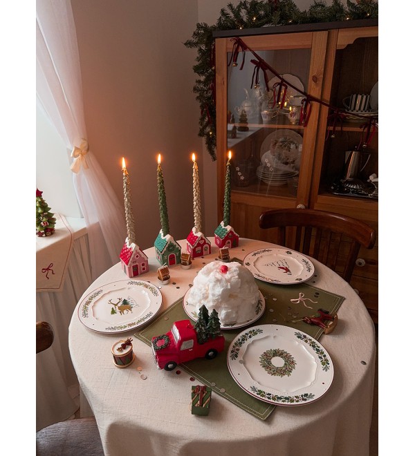 Свеча декоративная upcoming holidays из коллекции new year essential, 15 см