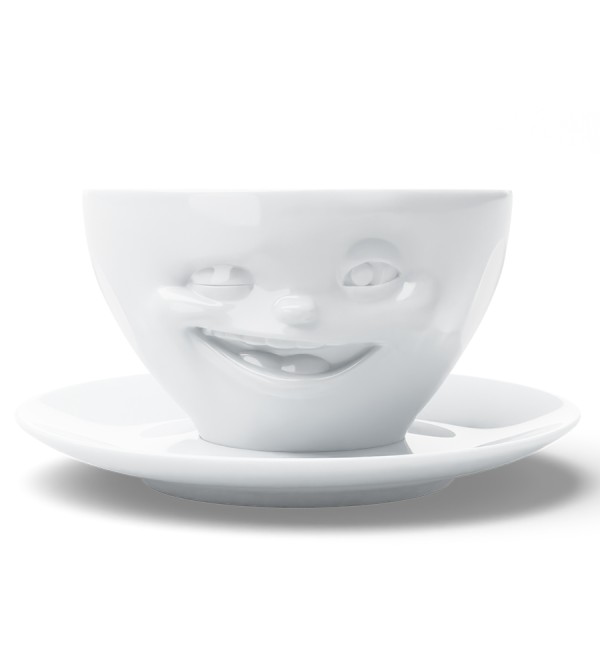 Чайная пара winking, 200 мл, белая