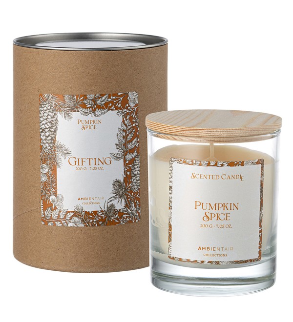 Свеча ароматическая gifting, pumpkin spice, 40 ч