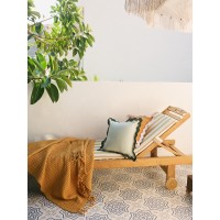 Чехол на подушку с контрастным кантом розового цвета из коллекции trendy ruffles, 40х40 см