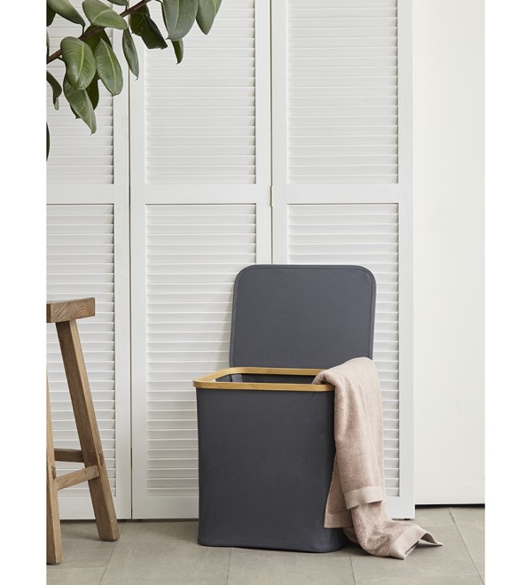 Корзина для белья neat mid, 40x33x43 см, серая