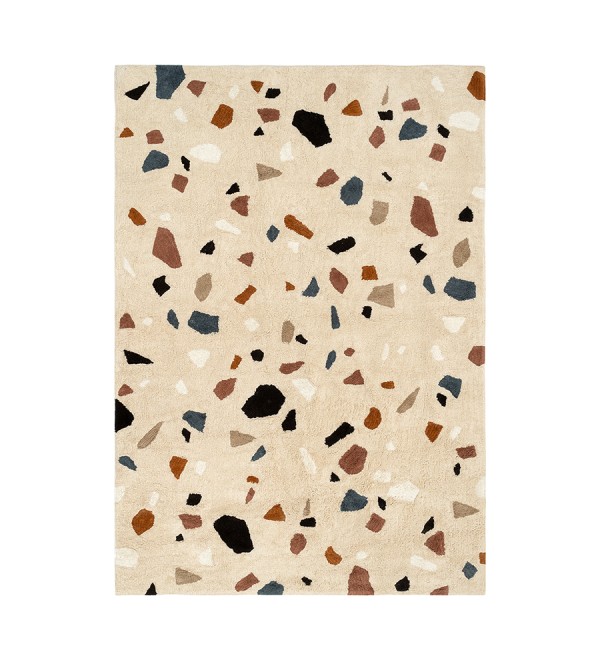 Ковер из хлопка terrazzo poetry из коллекции ethnic, 160х230 см