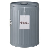 Банка для хранения крупы zinco, 2,2 л, серая